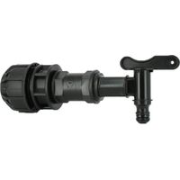 Multicuves – Robinet avec raccord rapide 32 mm – Sortie mâle 20x27 mm – Joint torique 3/4'' – Pour arrosage jardin