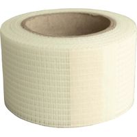 Dalsys bande tissée, bande de jointoiement pour construction intérieure blanc, bande grillagée bande de jointoiement, bande d'armature pour le masticage de plaques de plâtre, résistant aux fissures -
