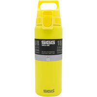 Sigg Shield One Ultra Lemon Botella reutilizable (0.75 L), botella hermética sin sustancias nocivas, botella de acero inoxidable duradera con cierre ONE Top