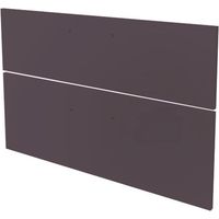 ONDEE - Frentes de cajón MIXY - juego de 2 - 80CM - GRIS - Lacado - Entregado en kit