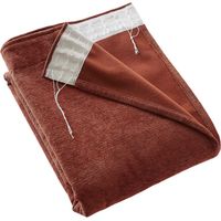 Rideau occultant 140 x 260 cm – Galon fronceur couture invisible – Blackout & Polaire – BJORN Terracotta
