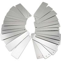 Étiquettes en aluminium pour le jardinage - Panneaux rectangulaires et extérieurs, panneaux métalliques, étiquettes de plantes de jardinage, panneaux en aluminium