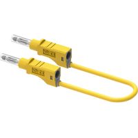 Electro PJP 2211/600V-CD1-25J Cordon de mesure banane mâle 25 cm jaune 1 pc(s) W937773