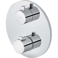 Cersanit Zen - Grifo termostático empotrado para 2 dispositivos con cuerpo, cromo S951-564