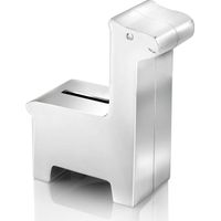 Salvadanaio in argento per bambini, regalo elegante, giraffa, incisione Dimensioni: 8,5x4 cm (altezza 10,5 cm) Codice articolo: ZV6030261