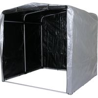 Abri de jardin HWC-N61, abri de jardin abri de jardin, alu protection UV imperméable, 201x201x201cm argent