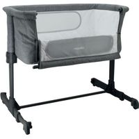 Lit bébé cododo 2 en 1 – Ultra confort avec matelas 4cm – 5 positions de hauteur – Dimensions L 80 x l 42 cm – Nania