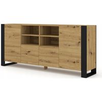 Commode de rangement Meuble Artisan 188x84x40cm MONDI Sideboard