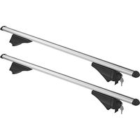 Barre universali da tetto auto flush/raised rails Menabò Tiger Silver