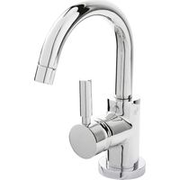 Hudson Reed Tec Side Action Mono Basin Mixer Tap with Push Button Waste