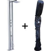 Doccia Ibrida Dada Straight 40L Acciaio Inox con Copertura per Doccia