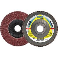 Disque de découpe à lamelles KLINGSPOR SMT 674 SUPRA CEVOLUTION 125 x 22,23 mm, grain 40, droit