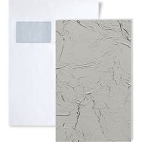 1 MUSTERSTÜCK S-24945 WallFace CREPA Silver STRUCTURE Collection Wandpaneel MUSTER in ca. DIN A5 Größe