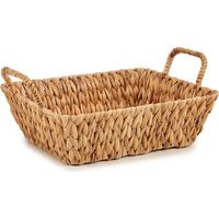 Gift-decor Cesta Elegante marrón de junco de agua 40x29 cm