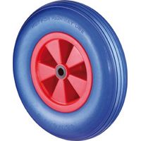 Roue en polyuréthane Ø 16.400 Ø de la roue 400 mm Capacité de charge 2 à l’épreuve des pannes plastique rainures