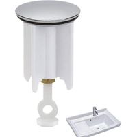 YMYNY High Quality Drain Plug, Floor Sink Plug, Universal Sink Plug, Adjustable Sink Plug – Bathroom Plug⌀40 mm (the height is adjustable between 6.5 cm and 9 cm)