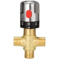 Robinet mitigeur thermostatique réglable pour salle de bain, mitigeur d'eau en laiton, mitigeur d'eau chaude/froide, vanne de contrôle de la température pour chauffe-eau domestique