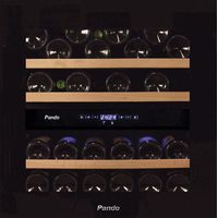 Pando, Cantinetta Vino da Incasso, 25 Bottiglie, Nero, PVMAVP 60-25CRR
