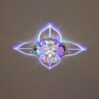 Plafonnier LED – 9W – Encastré – Multicolore – Fleur – Couloir/chambre/salle à manger