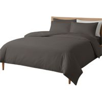 Housse de couette intemporelle 200 x 200 cm Taupe