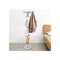 Metal Coat Rack Tree Stand Clothes Hat Bag Hanger Umbrella Holder Home 16 Hooks
