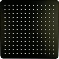 BERNSTEIN - Tête de douche carrée, extra-plate en acier inoxydable DPG2005 - 30x30cm - noir