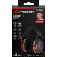Casque anti-bruit confortable 3M™ PELTOR™ X3A, SNR 33 dB