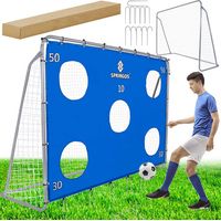 Fußballtor 240x170 cm + Trainingsmatte Stahlrahmen