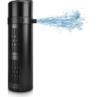 Pompe de filtre d'aquarium 18 W pour réservoir de poisson de 150 à 380 l, clarificateur UVC 8 W, 1200 l/h, pompe à eau, pompe à eau, alimentation en air, pompe d'écoulement pour aquariums