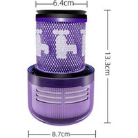 Accessori per Aspirapolvere Universali Compatibili con V12 Filtro Posteriore di Qualità AUTRES