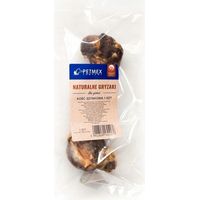 Friandise naturelle à mâcher pour chien Petmex Os de porc au jambon séché 1 pièce.
