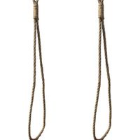 Quincadeco – Support étagère corde naturelle – 2 cordes pour tablette 9-25 cm – Pose rapide avec 2 trous – Décoration raffinée