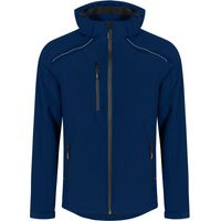 Veste softshell d'hiver. bleu marine. Taille L.