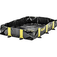 Justrite Vasca pieghevole Rigid-Lock QuickBerm® per transito