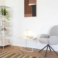 Bout de canapé cube blanc VARDE