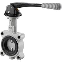VALVOLA A FARFALLA FILETTATA PN16 CON LEVA DN 80