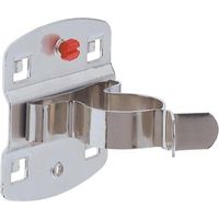 Serre-outil D.32mm avec fixation en acier zingué, grande plaque de base pour plaques de fixation, 5 pièces par emballage