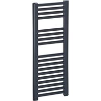 Radiateur de salle de bain LUXRAD Luna 82,7 x 30 cm noir mat 293 W