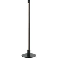 Lampe de Table à Poser LED D16 8W Noir Mat ZAMBELIS - Blanc chaud - 3000K