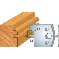 691.134 PAIRE DE LIMITEURS 40x4mm