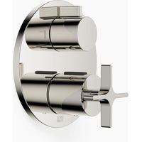 Thermostat encastré VAIA de Dornbracht avec régulation de débit à