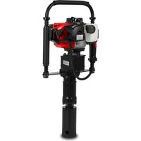 Eberth – Tarière thermique 32cc – Moteur 2 temps 900W – Adaptateurs 55mm et 70mm – Pour pose de clôtures et panneaux