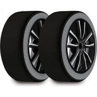 DAC Textil-Schneeketten - 205/80 R15 - 2 Stück - Schneesocken - DAC Easy GO 3D - Genehmigt - Größe XL