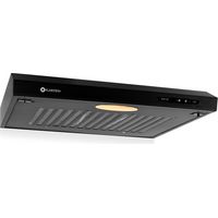 Klarstein – Hotte décorative encastrable 60cm – Extraction 317m³/h – 3 niveaux de puissance – Éclairage intégré 40W – Pour cuisines compactes