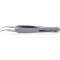 KNIPEX 92 31 10 ESD Pinzetta di precisione con impugnatura in gomma ESD 122 mm