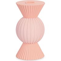 Tono Su Tono Portacandela Sfere Rosa Pesca H 150 Mm
