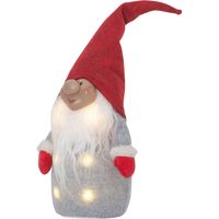 Weihnachtswichtel -Joylight', LED Zwerg, rot, 40cm