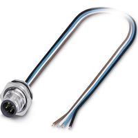 Phoenix Contact 1419629 Sensor-/Aktor-Einbausteckverbinder M12 Stecker, Einbau 0.50 m Polzahl Sensor