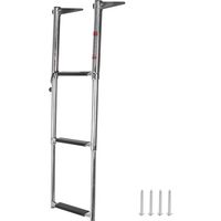 Échelle de Bateau, échelle Télescopique en Acier Inoxydable à 3 Marches, échelle Télescopique de Plate-Forme de Bain en Acier Inoxydable, Marche Extensible pour Bateau Yacht,.