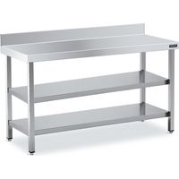 Table Adossée avec 2 Étagères - Gamme 800 - Distform